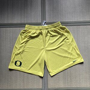 RARE Y2K Vintage Oregon DUCKS TEAM ISSUED Nike BASKETBALL SHORTS